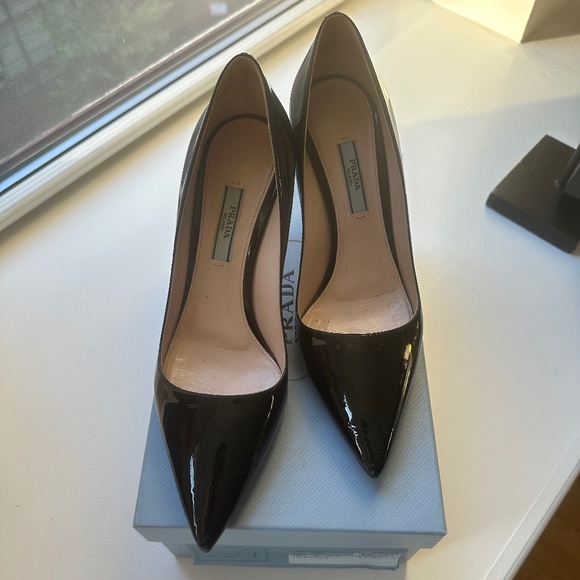 Prada Black Pumps (7.5) - Picture 1 of 5